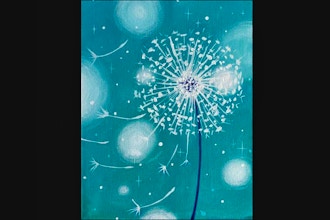 Paint Nite: Bokeh Dandelion Sparkle